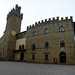 Italy, Arezzo Town Hall with the ClockTower and Priori Palace