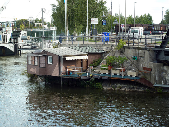 Freizeitgestaltung im Basler Rheinhafen