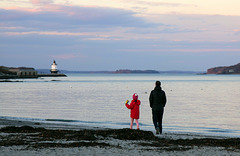 Evening walk, Willard Beach