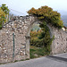 Alte Mauer - Eingang zu einem Weinberg bei Tramin