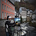 Painting of Monschau - by the fence!