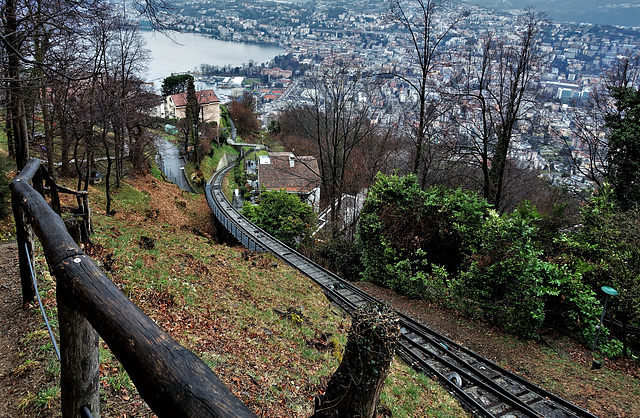 Lugano, Stazione Aldesago, Funiculare Monte Brè