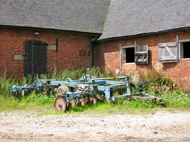 Old machinery at Hill Farm