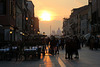 Via Guiseppe Garibaldi at Sunset