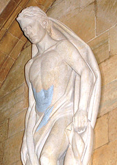 Rory Young's 'Millennium Pilgrim', Southwell Minster, Nottinghamshire