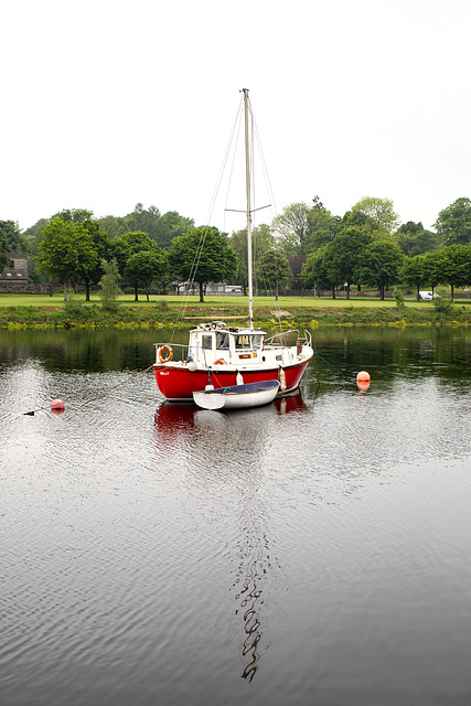 Yacht and Dinghy