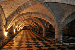 Le cellier de l'abbaye du Moncel - Oise