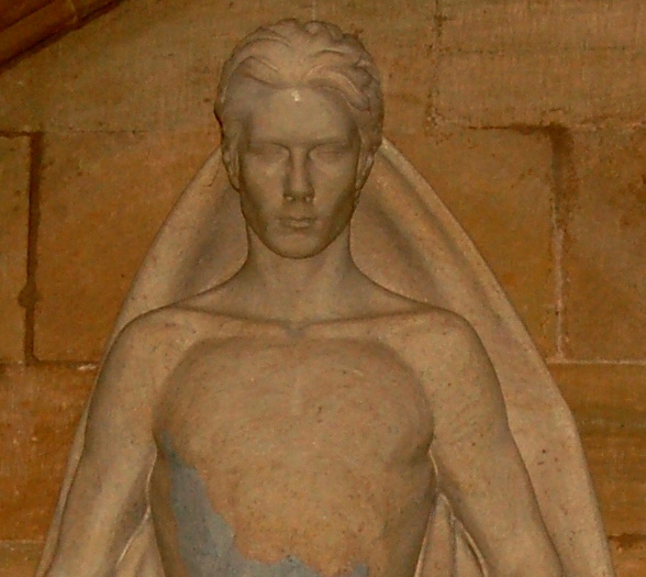 Rory Young's 'Millennium Pilgrim', Southwell Minster, Nottinghamshire