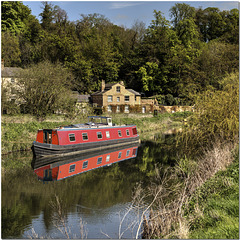 The Lea Navigation at Bengeo, Herts.