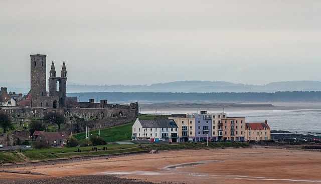 St Andrews Harbour and Cathedral