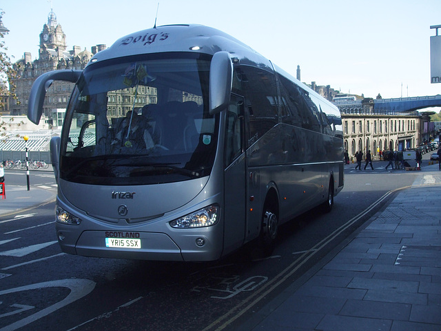 DSCF7108 Doig’s Tours YR15 SSX in Edinburgh - 6 May 2017