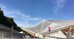 Arrière de la gare des Guillemins à Liège