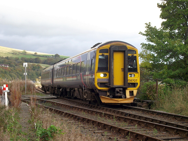 158707 at Dingwall Junction