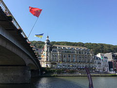 Dinant, rive gauche de la Meuse