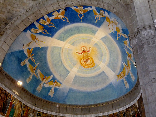 Viana do Castelo- Ceiling of Santa Luzia Sanctuary