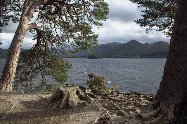 Strange evening light at Derwentwater