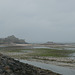 Looking Across To Elizabeth Castle In The Gloom