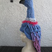 Crocheted bird costume, progress (2)