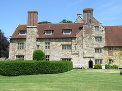 michelham priory, sussex   (52)the house built in the c16 after the dissolution seen from the south, with the refectory to the right