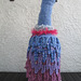 Crocheted bird costume, progress (3)