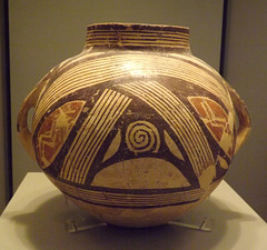 Late Neolithic Spherical Vase from Dimini in the National Archaeological Museum of Athens, June 2014