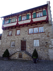 Im Innenhohf von Schloss Laufen am Rheinfall