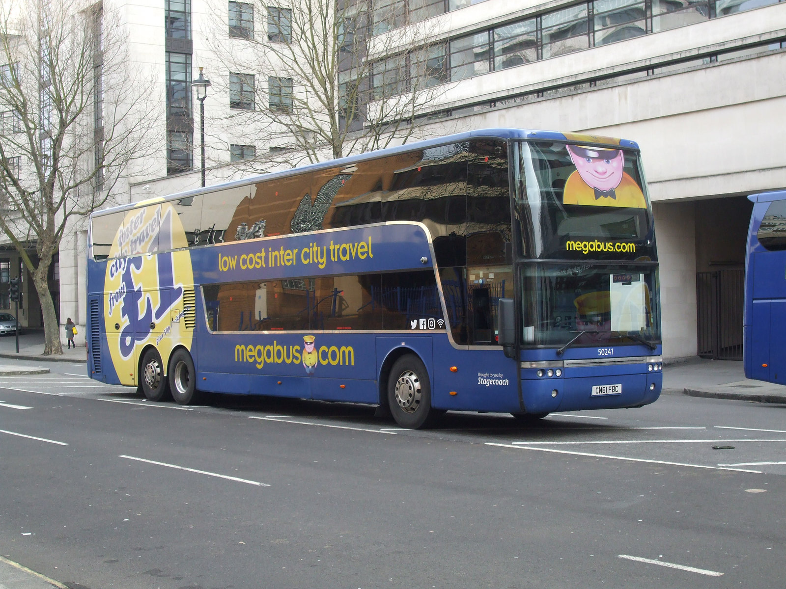 DSCF6360  Stagecoach (Megabus) CN61 FBC in London - 11 Mar 2017