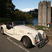 Classic Car In Front Of Dartmouth Castle