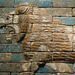 Detail of the Babylonian Lion Facing Left in the Metropolitan Museum of Art, September 2019