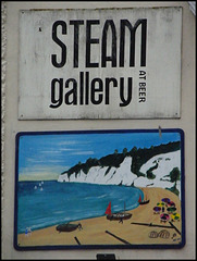 Steam Gallery sign