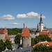 Tallinn - Blick vom Domberg über die Altstadt zur Ostsee