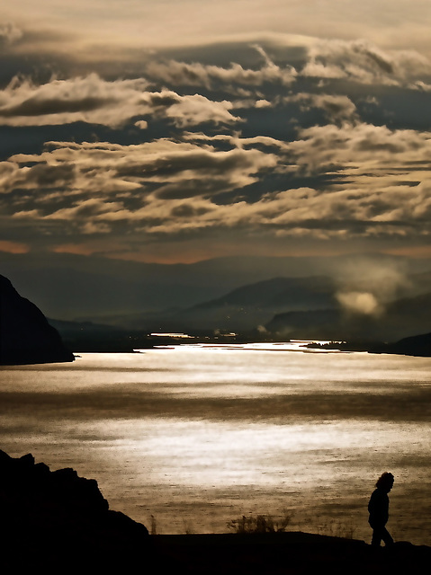 Kamloops Lake - Evening shot.