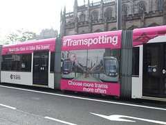 DSCF7199 Trams on tram in Edinburgh - 7 May 2017