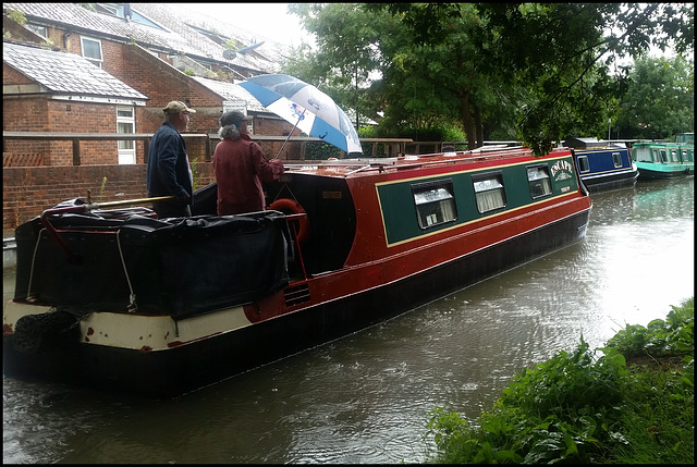 rainy day boating