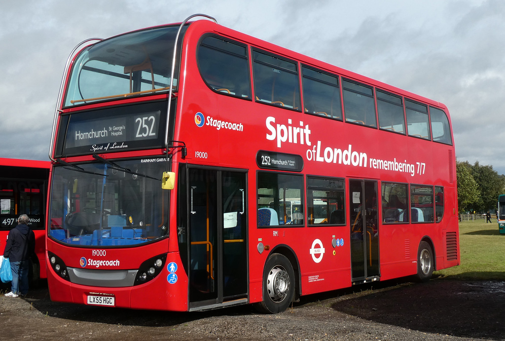 Stagecoach London 19000 (LX55 HGC) at Showbus - 29 Sep 2019 (P1040640)