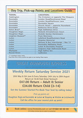 Theobolds Great Yarmouth service information 2021