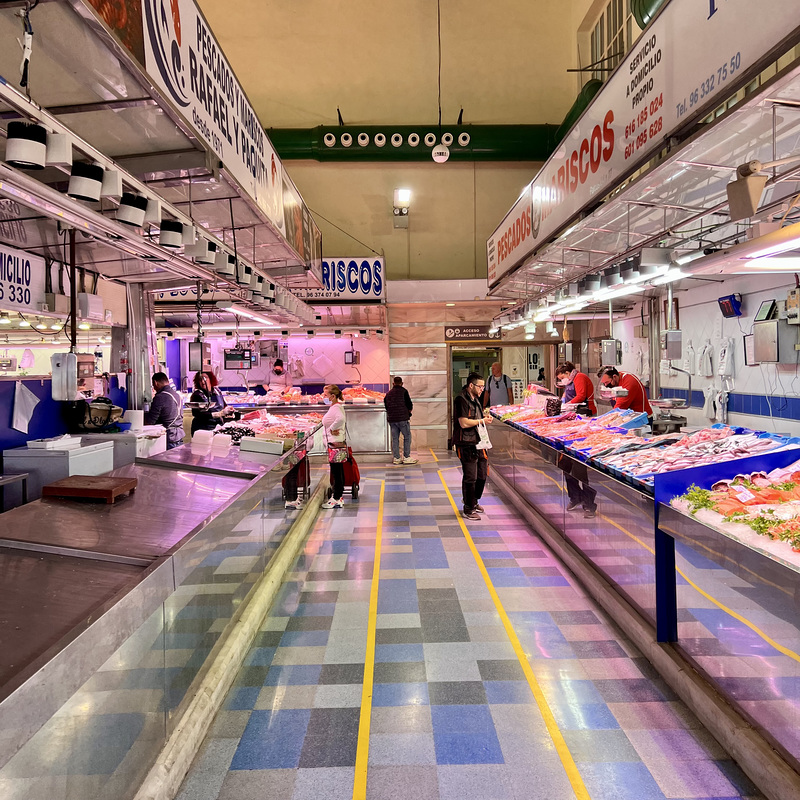 Valencia 2022 – Mercat de Russafa – Fish corner