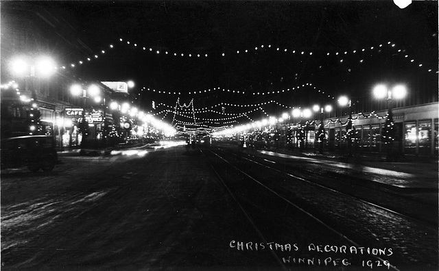 6002. Christmas Decorations, Winnipeg 1929. [III]