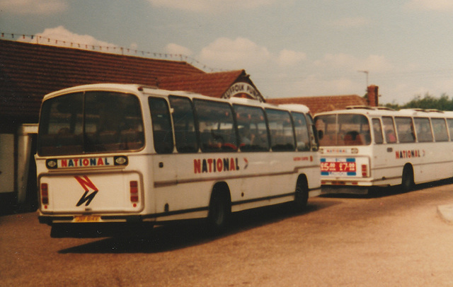 Eastern Counties JVF 814V at The Suffolk Punch, Red Lodge - Jul 1983