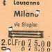 Italie Lausanne-Milan