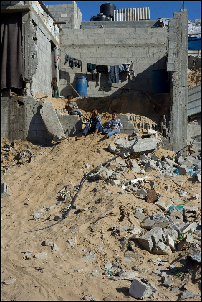 Laundry day in Gaza