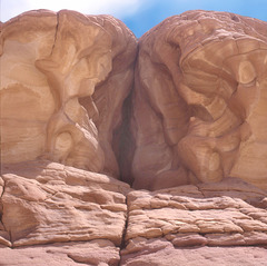 Nature's sculptor-   Sinai's Colored Canyon -1981