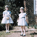 Mary and Lisa, Easter, 1956, Greenville, Illinois
