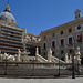 Palermo, Fontana Pretoria and Palazzo Pretorio