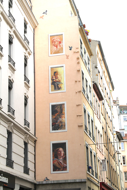 Mur peint - Lyon