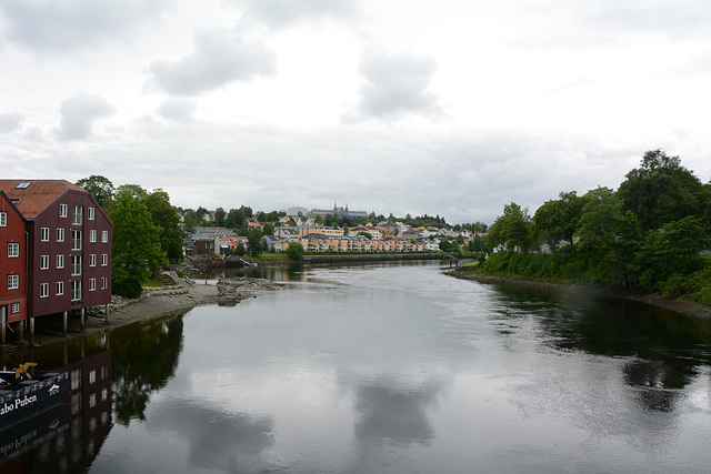 Norway, The River of Nidelva in Trondheim