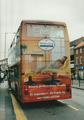 First Eastern Counties 112 (H104 KVX) in Norwich - 31 Jul 2001