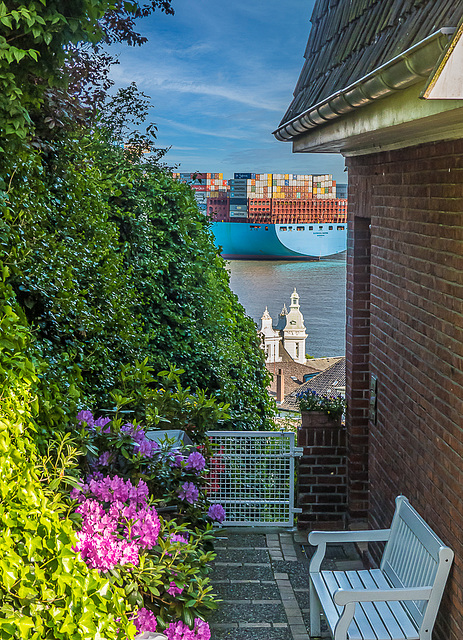 Plätzchen mit Aussicht - Tiny yard with a view - hBM (165°)