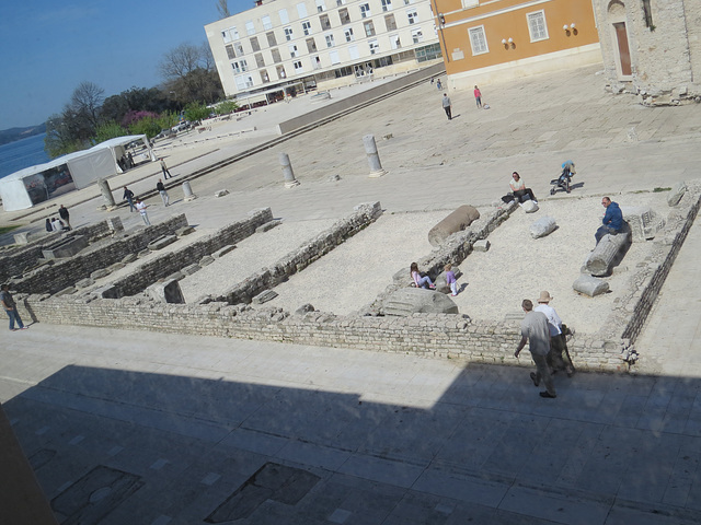 Musée archéologique de Zadar : vue sur le forum, 2.