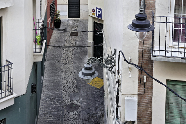 Street Lamps – Calle Ollerías, Málaga, Andalucía, Spain